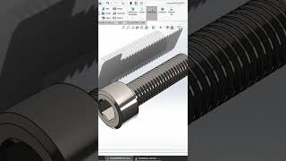 Allen Bolt cadlearning solidworks draftingsoftware cad [upl. by Platto]