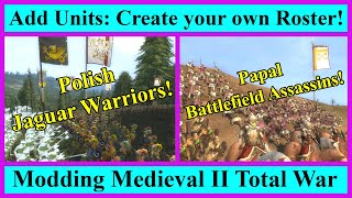 Adding New Units to your Factions Roster  Papal Varangian Guard Medieval II Total War  Guides [upl. by Siol759]