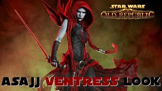 SWTOR Asajj Ventress Sith Outfit SWTOR Fashion Guide [upl. by Karyn130]