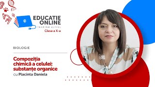 Biologie Clasa a Xa Compoziția chimică a celulei substanțe organice [upl. by Rozele]