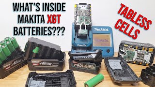 Whats inside Makita 40v Batteries Makita XGT Battery Cells Revealed [upl. by Ahsrats889]