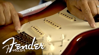 How to Install a New Fender Pickguard and Output Jack  Fender [upl. by Eberta]