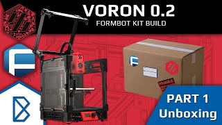 First Time Voron Build  V02  Part 1  Unboxing LIVE [upl. by Lorien]