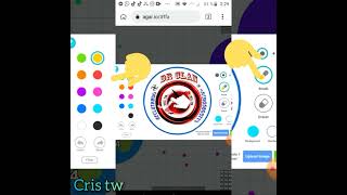 Como crear Skin Personalizada para Agario Facil y Rapido 100 Real Cris Tw [upl. by Ahsaei28]