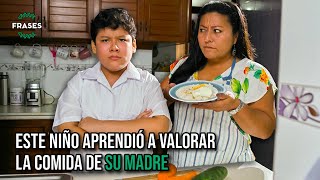 Este niño aprendio a VALORAR la comida de su MADRE [upl. by Eeb]