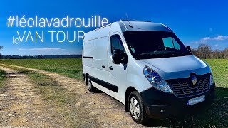 VAN TOUR  Présentation de Léo mon Renault Master aménagé DIY  VANLIFE [upl. by Yasmin]