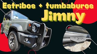 Estribos  tumbaburros para suzuki jimny  Instalación profesional [upl. by Chenee]