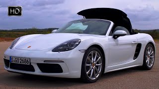 2017 Porsche 718 Boxster White Exterior amp Interior Design  Test Drive HD [upl. by Leanahtan567]