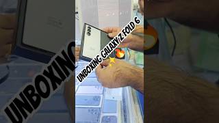 Unboxing Galaxy Z Fold 6 Shadow Silver ✨ samsung galaxyzfold6 trending shorts short [upl. by Herr555]