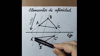 ELEMENTOS de HOMOLOGÍA AFÍN o AFINIDAD en Dibujo Técnico [upl. by Yrocaj]