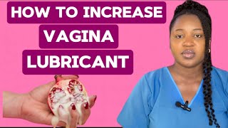 How to increase vagina Lubricant  causes of vagina dryness [upl. by Adnov531]