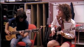 ACDC  Malcolm and Angus  BACKSTAGE  1983 [upl. by Ohl]