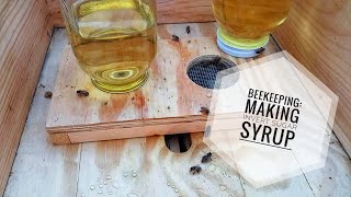 BEEKEEPING Making Invert Sugar Syrup [upl. by Poul]