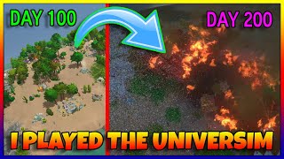 I Played The Universim For Another 100 Days 200 Days  Heres What Happened  Universim S7 [upl. by Tima388]