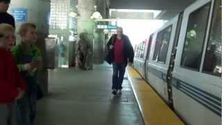 BART From San Francisco Intl Airport to Millbrae  Full Section Ride HD [upl. by Hsur]