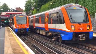 London overground trains at Kensal Green station [upl. by Garik]