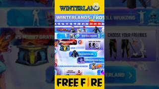 WINTERLAND 2024 EVENT COMING SOON Garena free fire [upl. by Yanffit]