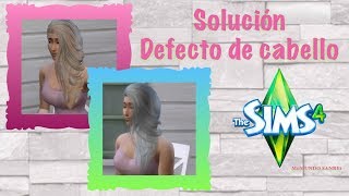 Los sims 4  Cabello defectuoso SOLUCION [upl. by Duffy345]