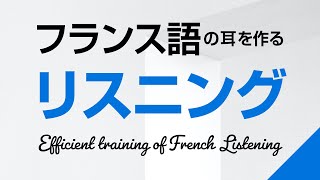 フランス語の耳を作る！リスニング訓練 －フランス語検定、仏検対策にも [upl. by Lareneg]