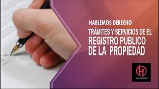 Como funciona el Registro publico de la propiedad [upl. by Arleta]