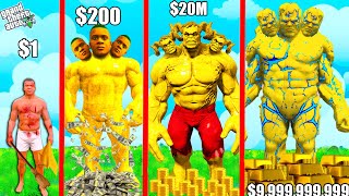 Franklin Purchasing 1 SUN GOD SUIT to 1000000000 GIANT SUN HULK in GTA 5 [upl. by Lorrad]