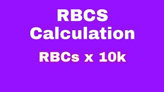 RBC Manual Count through Neubauer chamber and its calculation [upl. by Jamin62]