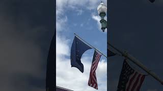 Alaskas flag in Ketchikan [upl. by Leahcar]