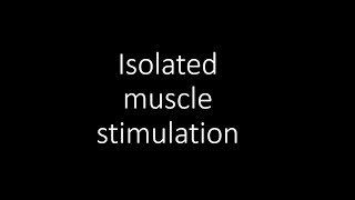 Can isolated muscle stimulation help [upl. by Amalbergas]