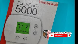 COMO PROGRAMAR TERMOSTATOS HONEYWELL [upl. by Lotz886]