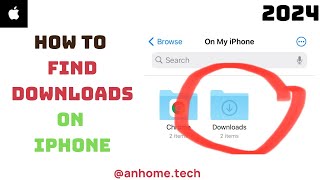 How To Find Downloads On Iphone  Navigating iPhone Downloads  Quick Tips [upl. by Asemaj]