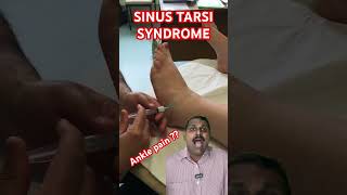 Sinus tarsi syndrome  doctor orthopedics  doctorabin [upl. by Manny428]