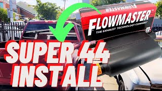 DIY Flowmaster Super 44 full exhaust installation Is it possible in your driveway [upl. by Regina643]