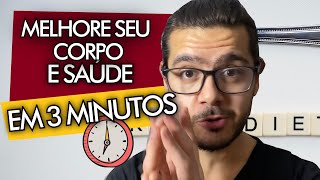 Como começar a LOW CARB EM 3 MINUTOS Mude sua vida em 3 minutos [upl. by Gignac]