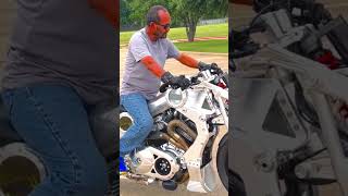 A heavyduty motorcycle full of metallic texture a car for tough guye shorts viralvideo [upl. by Bucella]