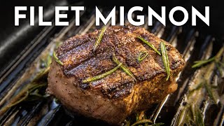 How to Cook Filet Mignon  5MINUTE RECIPE [upl. by Revell86]