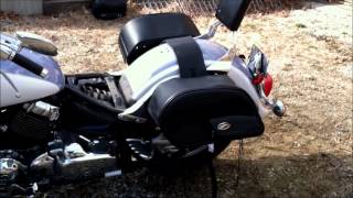 Yamaha VStar 650 saddlebag instal [upl. by Sophie]