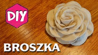 DIY 🎀 BROSZKA filcowa ❤ prezent na Dzień Mamy 🎁 craft diy [upl. by Nirred70]