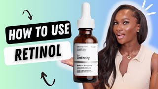 HOW TO USE THE ORDINARY RETINOL 1 IN SQUALENE [upl. by Blount]