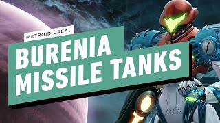 Metroid Dread  All Burenia Missile Tank Locations [upl. by Oirrad]