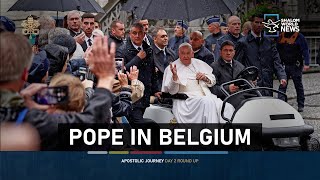 APOSTOLIC JOURNEY DAY 2 POPE IN BELGIUM [upl. by Yvan104]