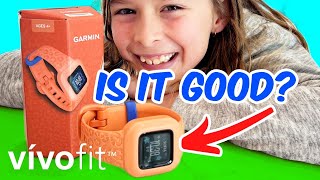 Best fitness watch for kids  Garmin Vivofit JR 3 kids review [upl. by Anertak]