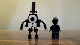 Building Bill Near minifigurescale brickbuilt 100 purist LEGO Bill Cipher from Gravity Falls [upl. by Hufnagel578]