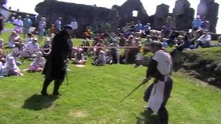 Dunluce Castle Sword Display 20Jul13 [upl. by Hpeseoj]