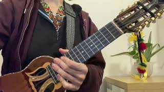 Charango PLAY THRU  Taita Inti  with Metronome at 50bpm FOR DIDACTIC USE [upl. by Boiney]