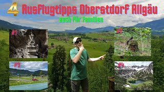 4 Ausflugstipps Oberstdorf Allgäu auch für Familien wandern höhle eichhörnchen sommerrodelbahn see [upl. by Sukin663]