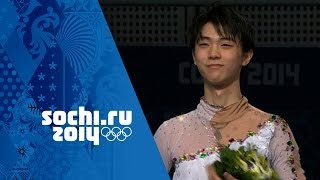 Figure Skating  Mens Free Skating  Yuzuru Hanyu Wins Gold  Sochi 2014 Winter Olympics [upl. by Noemys410]