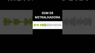 Efeito sonoro  som de metralhadora pesada  shorts [upl. by Maxia]