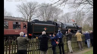 Britannia leaves Ramsbottom for Rawtenstall on March 26th 2024 [upl. by Longawa]