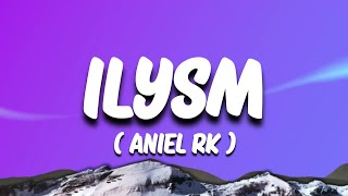 ILYSM  Aniel RK  Lyrics  anielahrkay [upl. by Suiravad]