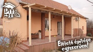 Előtető építése egyszerűen  Green Cottage DIY [upl. by Vogele]